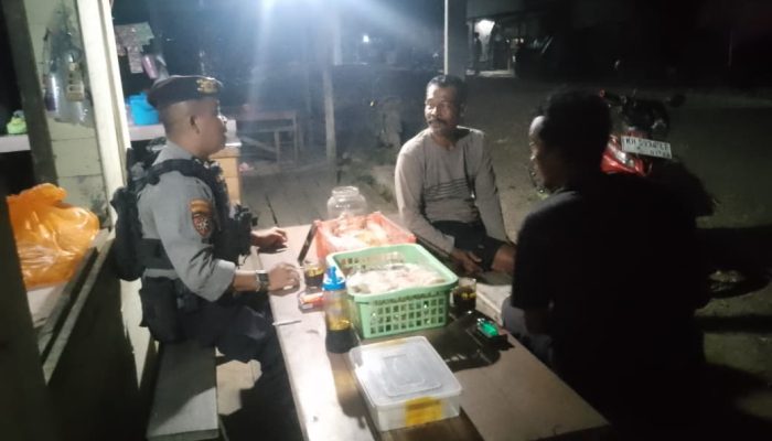 Tingkatkan Keamanan, Polsek Sebangau Kuala Gencarkan Patroli Dialogis Bersama Warga