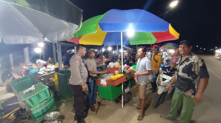 Dekatkan Diri dengan Masyarakat, Polsek Pandih Batu Pantau Aktivitas Malam di Desa Gadabung