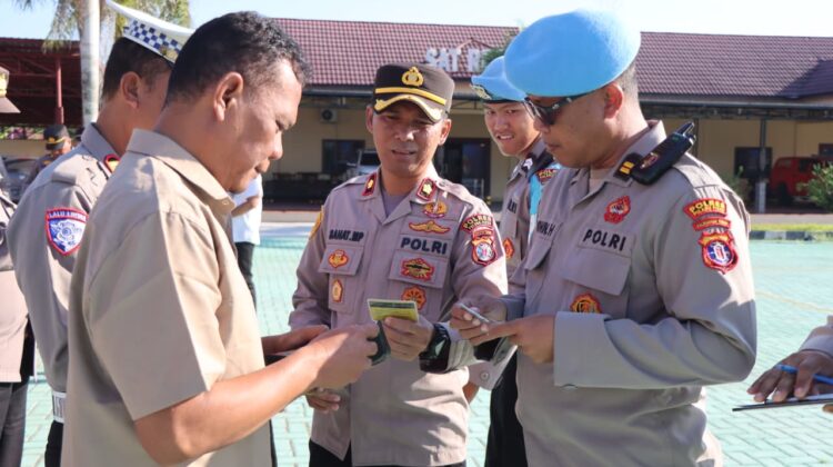 Tegakkan Kedisiplinan Anggota, Sipropam Polres Pulang Pisau Gelar Operasi Gaktibplin