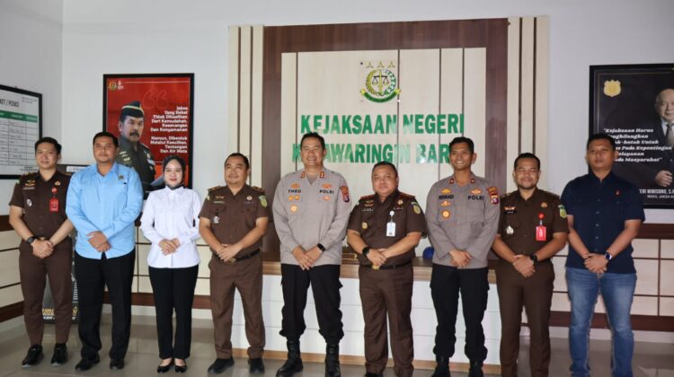 ‎Jalin Koordinasi, Kapolres Kobar Silaturahmi Kepada Kejaksaan Negeri Kobar