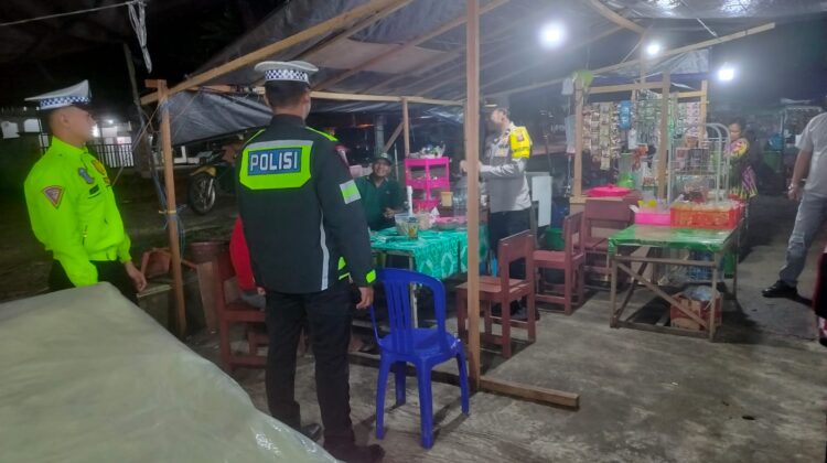 Jamin Keamanan Malam Hari, Piket Pamapta Polres Gumas Intensifkan Patroli Ruang Publik