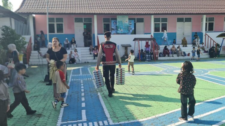 Pastikan Program Nasional Tepat Sasaran, Polres Barito Utara Kawal Ketat Distribusi Makanan Bergizi Gratis