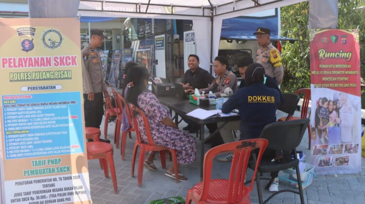 Polres Pulang Pisau Dekatkan Akses Layanan Kepolisian Terpadu Melalui Program HAPAKAT di Jabiren Raya