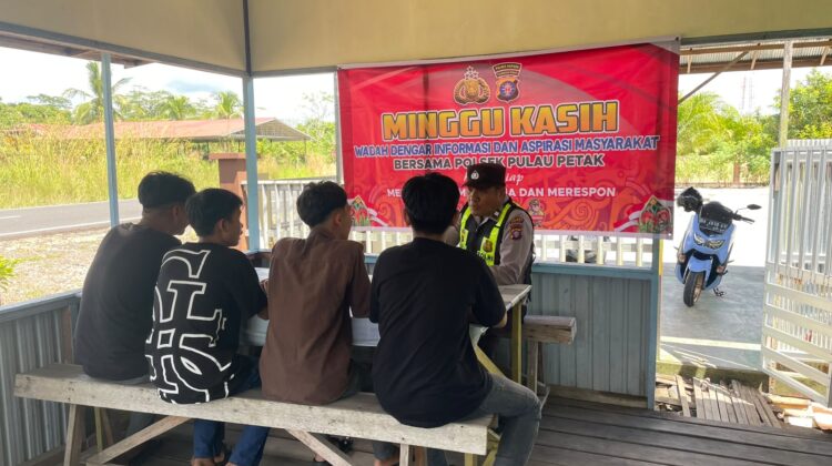 POLDA KALTENG/POLRES KAPUAS/POLSEK PULAU PETAK GELAR GIAT “MINGGU KASIH”