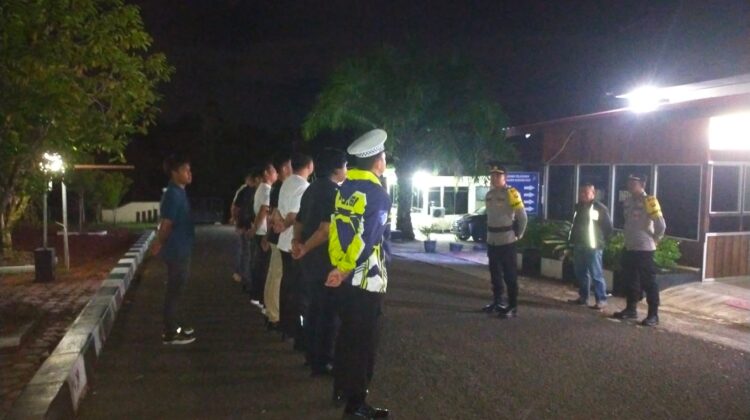 Persempit Ruang Gerak Kriminalitas, Polsek Rungan Rutin Patroli KRYD Malam