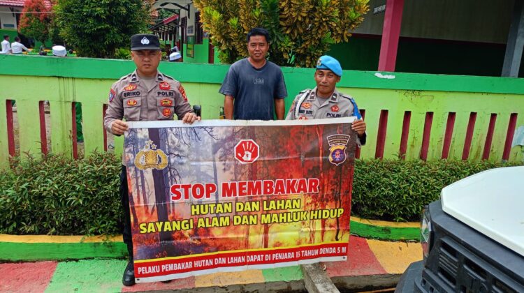 Langkah Polsek Tewah, Jaga Ekosistem dari Ancaman Kebakaran Hutan