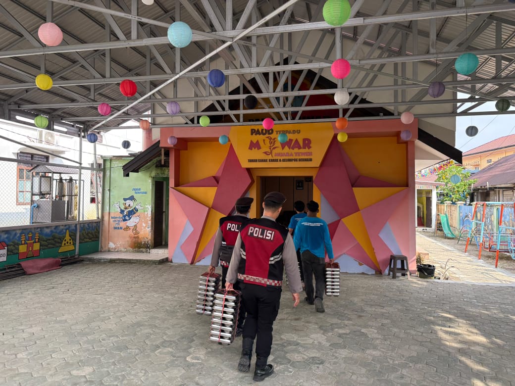 Kawal Program Nasional, Polres Barito Utara Pastikan Pendistribusian Makanan Bergizi Gratis Berjalan Aman