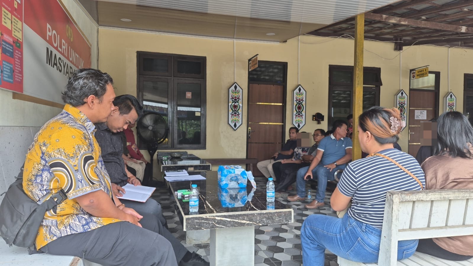 Satreskrim Polres Gunung Mas Fasilitasi Mediasi Kasus Perkelahian Pelajar, Permasalahan Diselesaikan Secara Kekeluargaan dan Adat