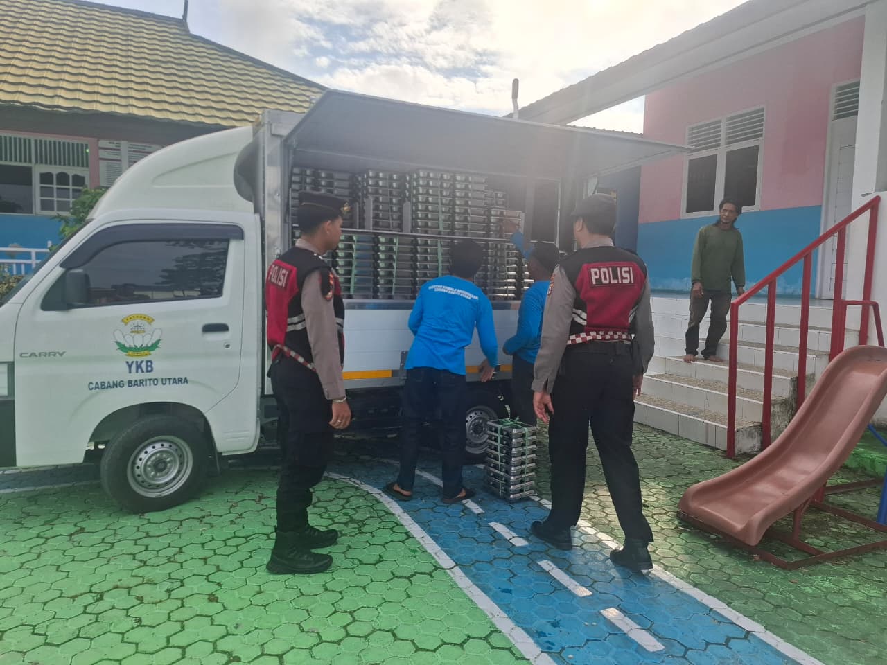 Aman dan Tepat Sasaran, Polres Barito Utara Kawal Ketat Penyaluran Program Makanan Bergizi Gratis