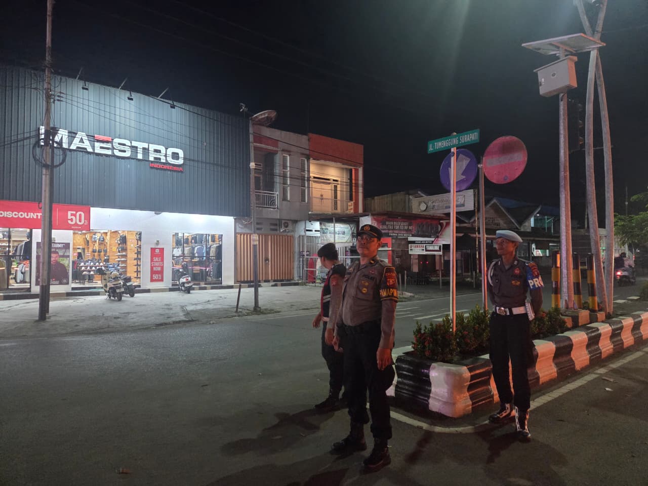 Cegah Premanisme dan Gangguan Kamtibmas, Polres Barito Utara Giatkan Patroli Presisi