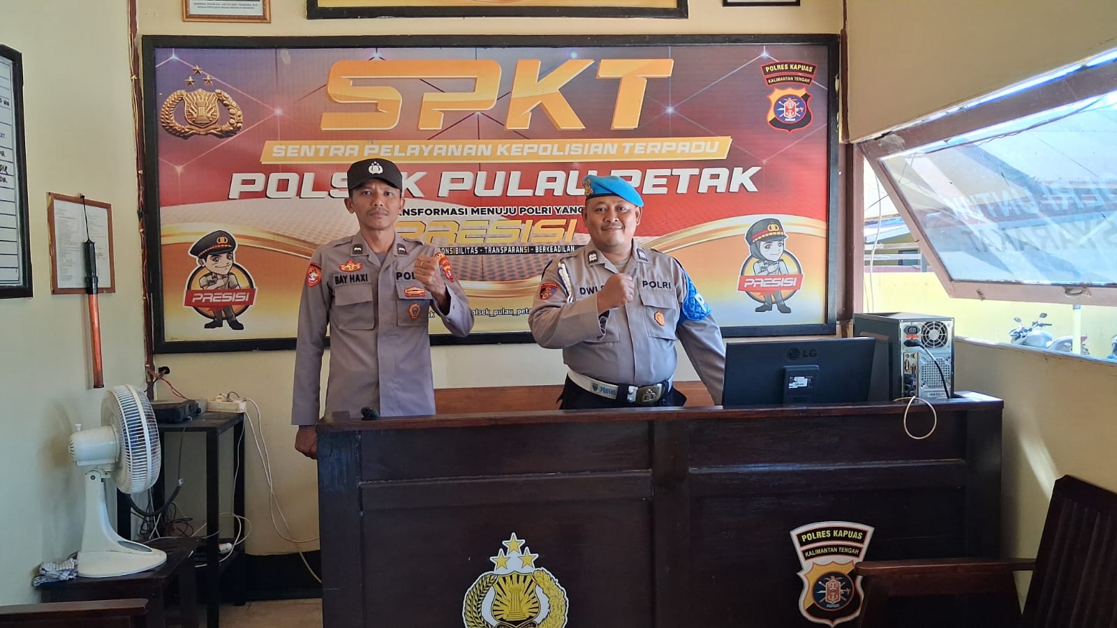 POLSEK PULAU PETAK LAKSANAKAN SIAGA MAKO PAGI