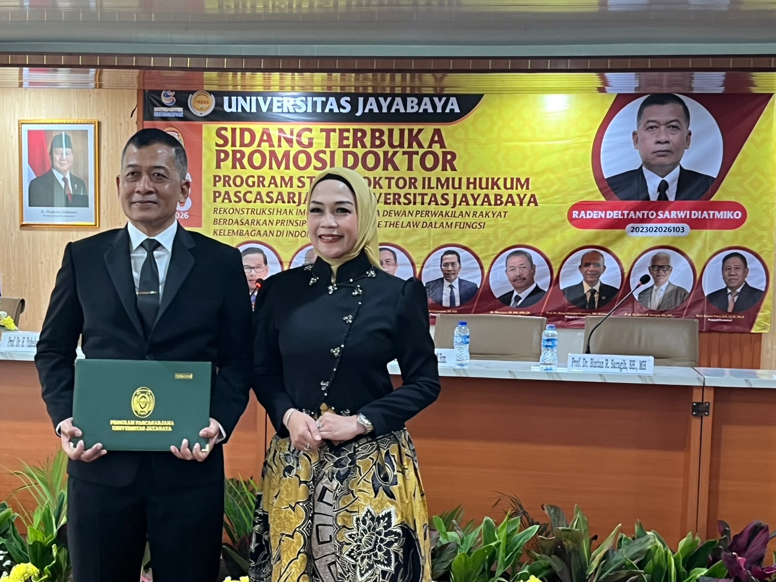 Ketua STHM Brigjen TNI Raden Deltanto Sarwi Diatmiko SH MH Sukses Raih Gelar Doktor Ilmu Hukum Pascasarjana Universitas Jayabaya