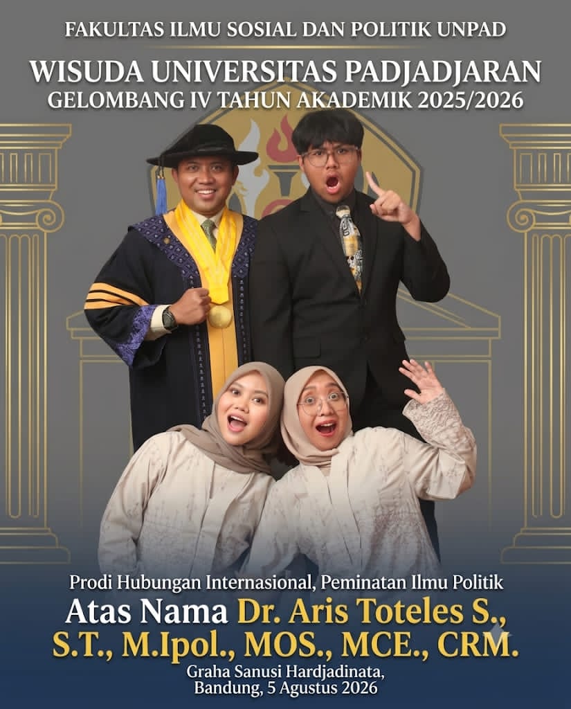 Aris Toteles Sufiuddin Resmi Sandang Gelar Doktor, Ikuti Wisuda Unpad Gelombang IV Tahun Akademik 2025/2026
