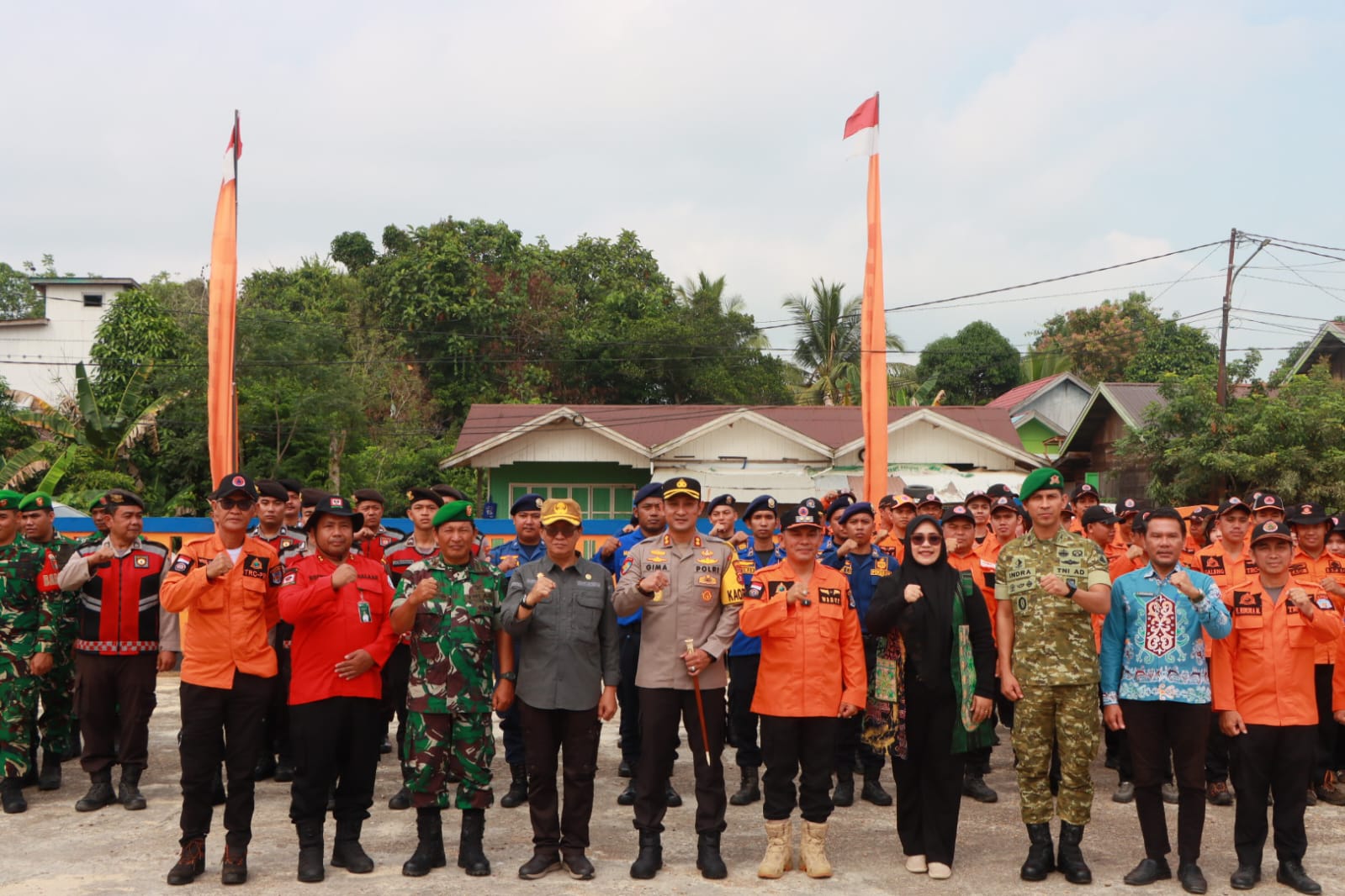 Kapolres Murung Raya Hadiri Apel Siaga Karhutla, Perkuat Sinergi dan Kesiapsiagaan Hadapi Ancaman Karhutla