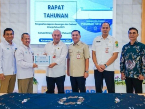 Perumdam Tirta Tarum Kembali Mencatatkan Kinerja Keuangan Yang Positif