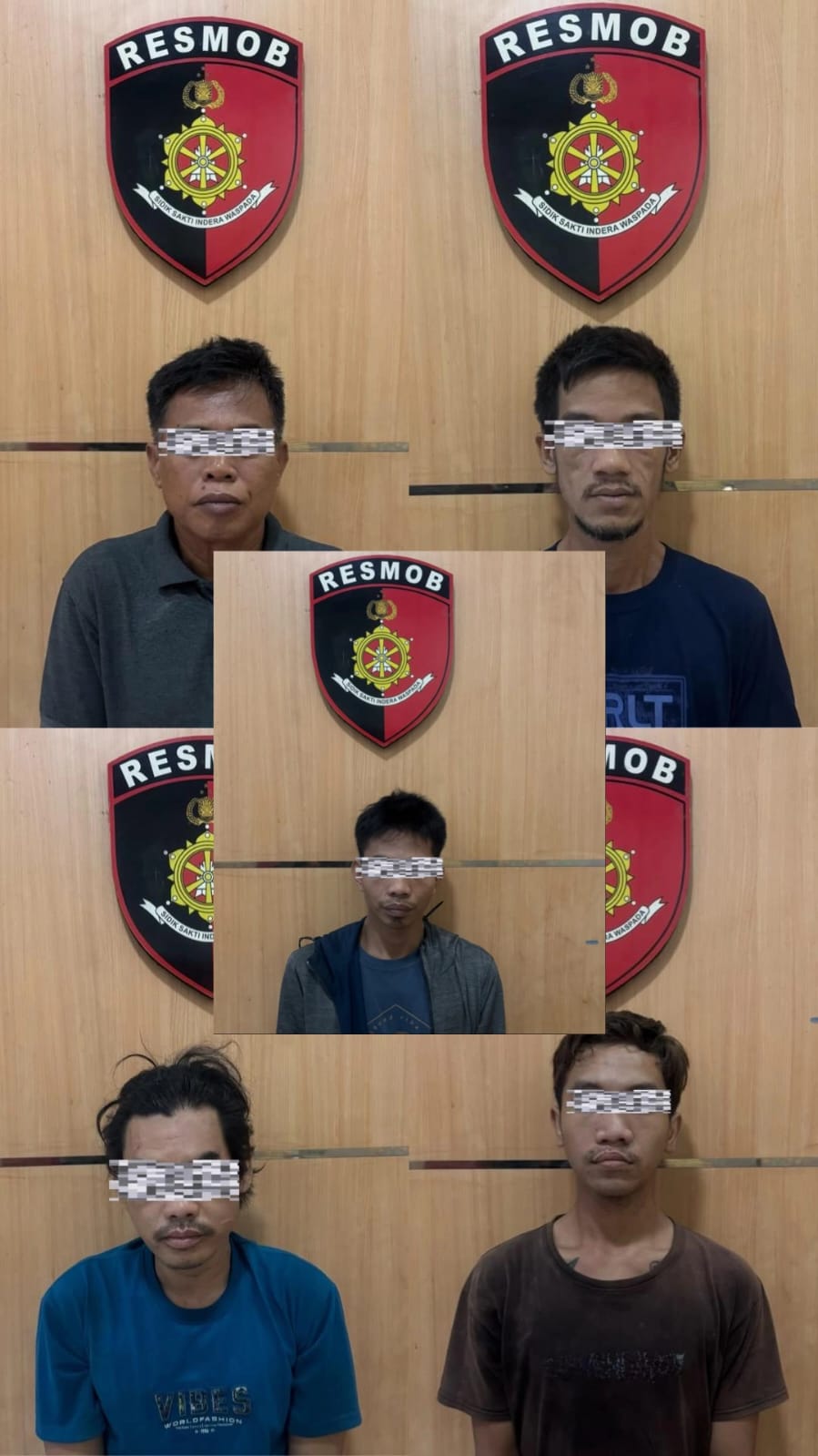 Polres Barito Utara Ungkap Pencurian Tembaga di Stasiun Pemancar TVRI Muara Teweh, Lima Pelaku Diamankan