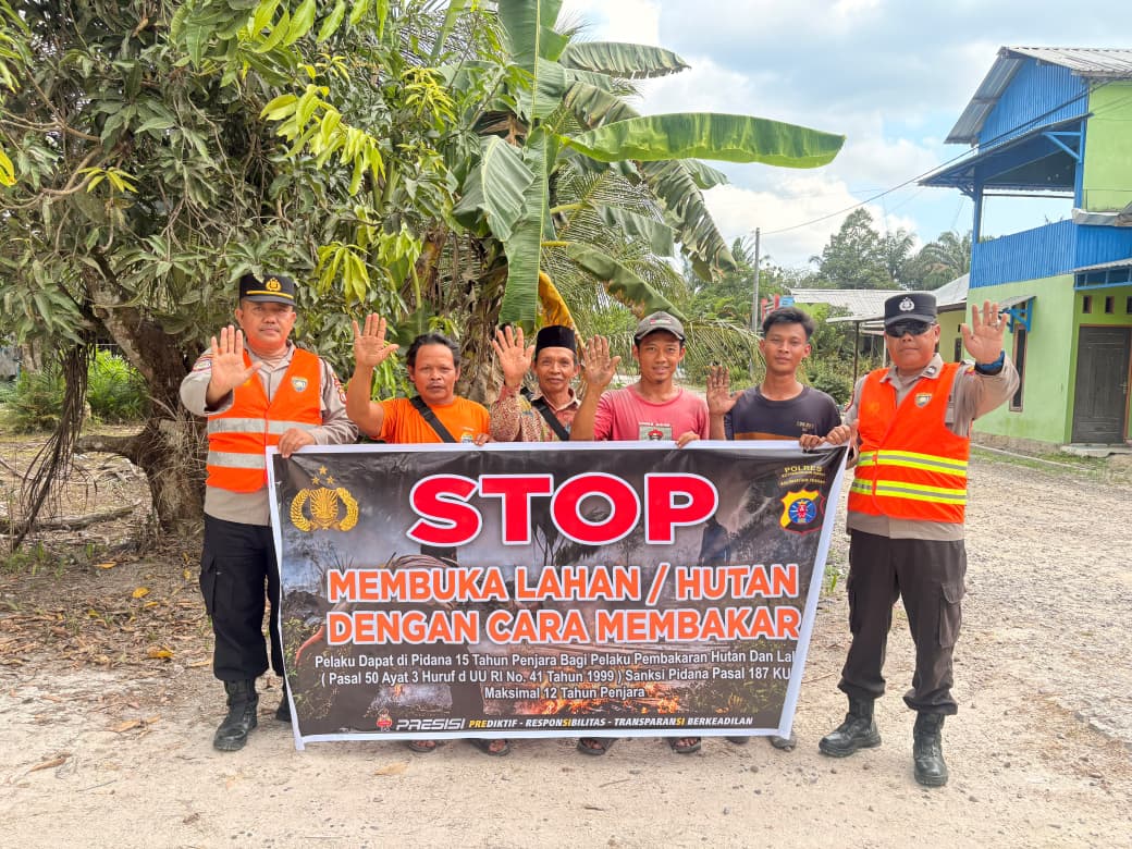Polres Kobar Perkuat Pencegahan Karhutla Melalui Patroli Dialogis dan Edukasi Masyarakat situasi aman kondusif