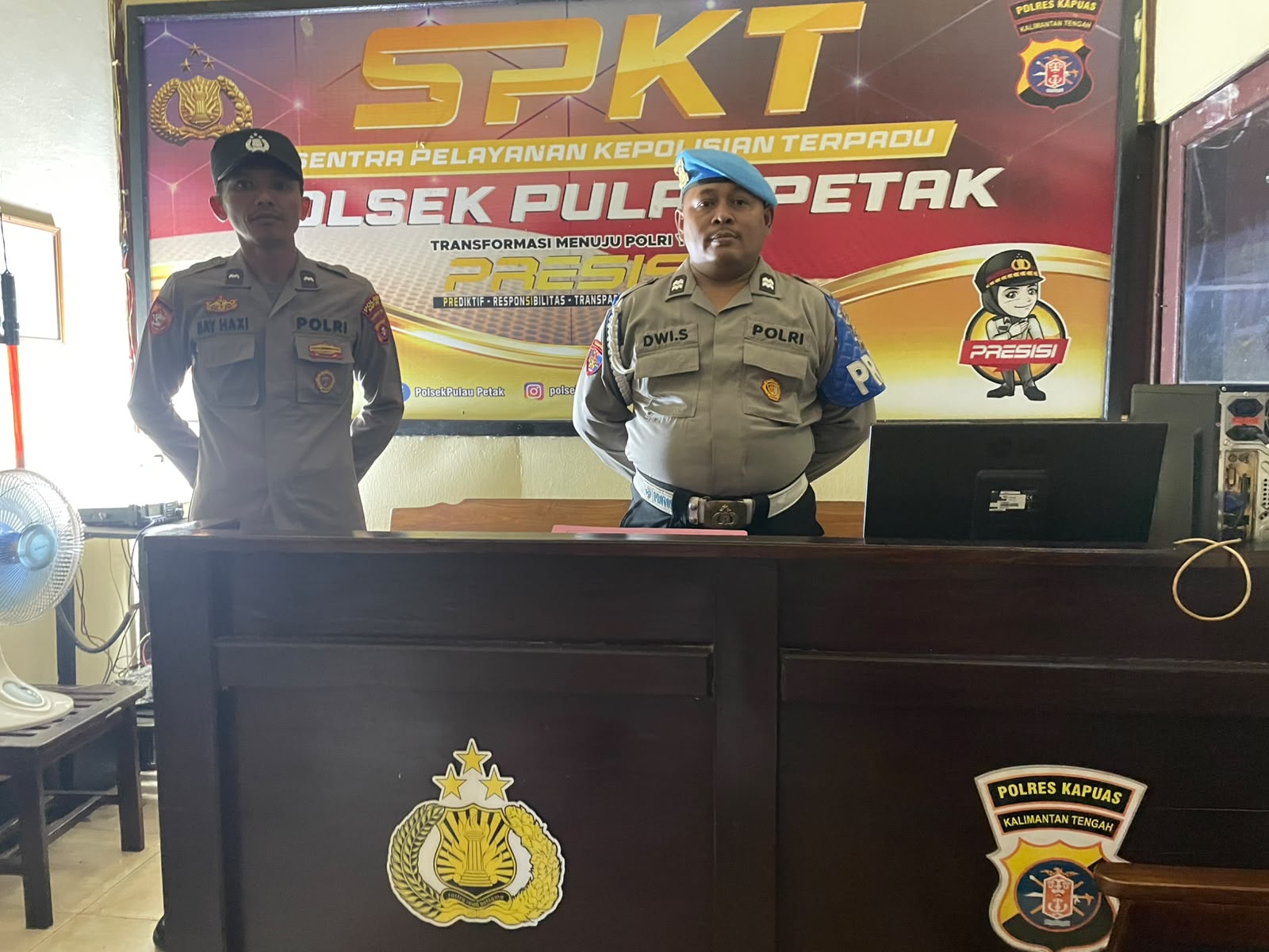POLSEK PULAU PETAK LAKSANAKAN KEGIATAN SIAGA MAKO PADA MALAM HARI GUNA CIPTAKAN SITUASI AMAN
