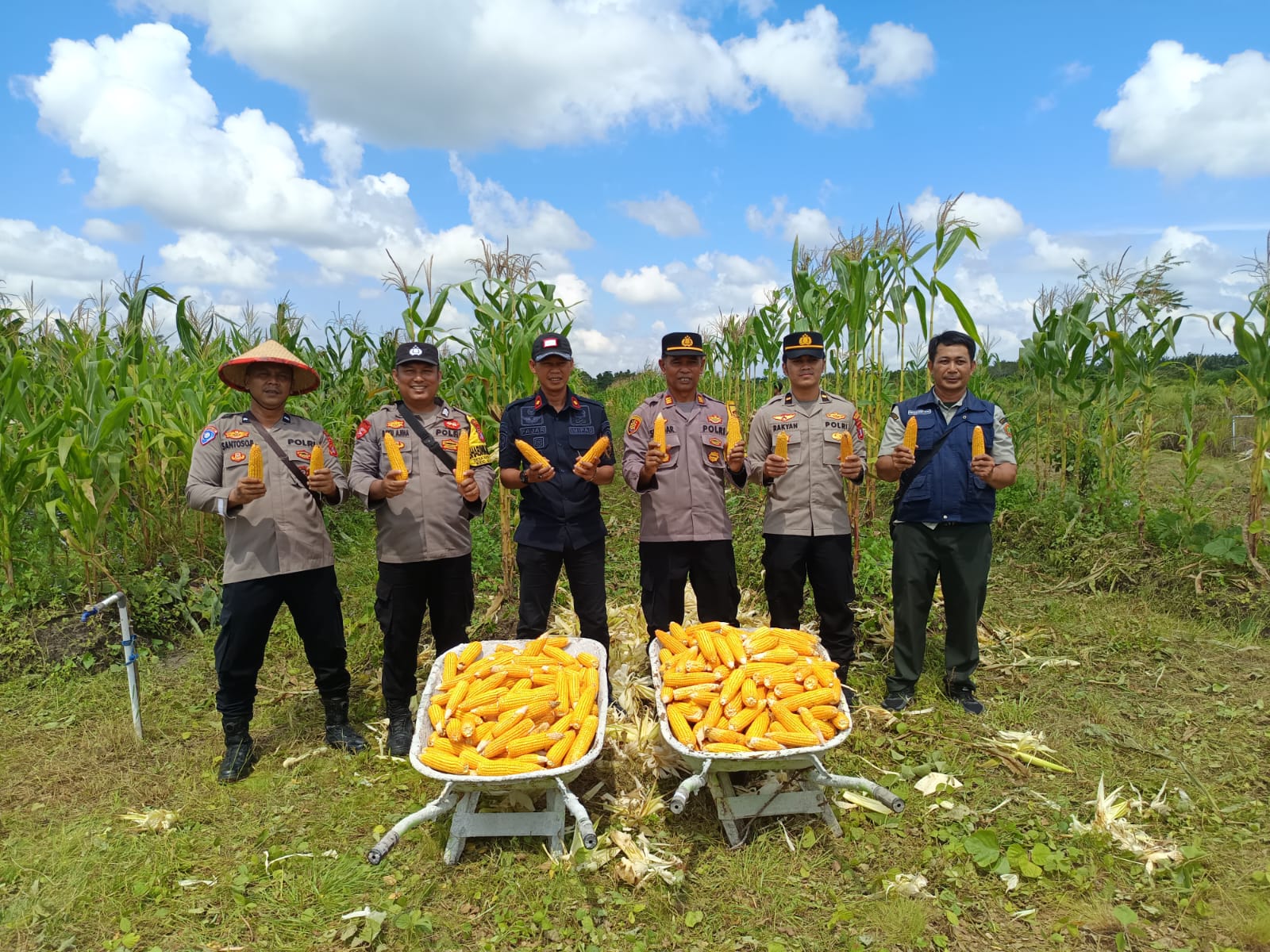 Panen Jagung di Lapas Kelas III Sukamara, Perkuat Swasembada Pangan Tahun 2026