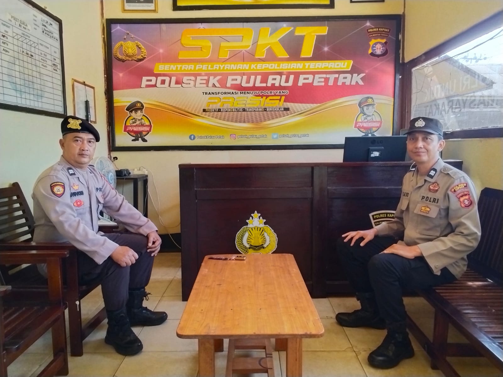 POLSEK PULAU PETAK LAKSANAKAN SIAGA MAKO PAGI