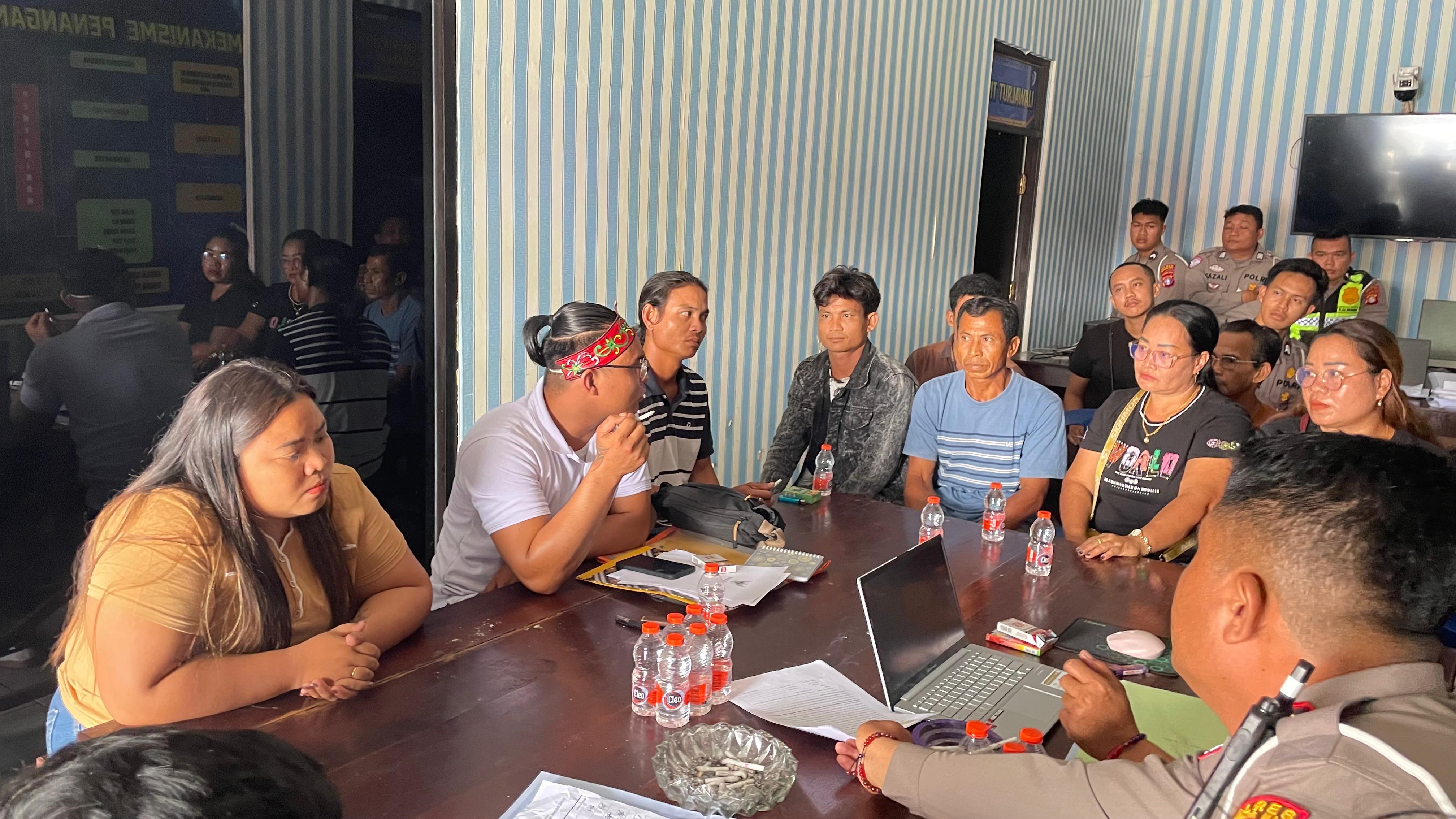 Satlantas Polres Gunung Mas Terima Audiensi Keluarga Novan Riadi, Buka Ruang Dialog Terkait Proses Penyelidikan