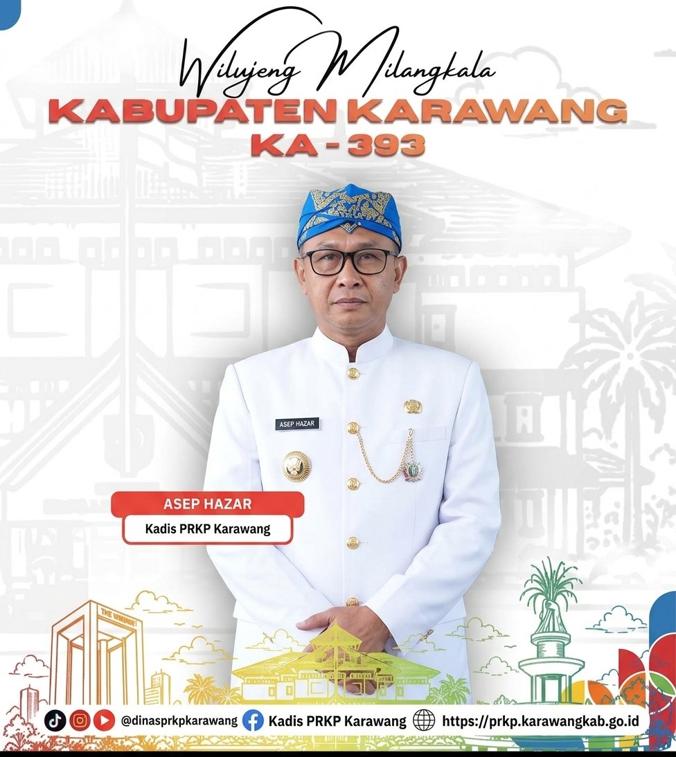 Ucapan Selamat HUT Karawang Ke 393 Kadis PRKP