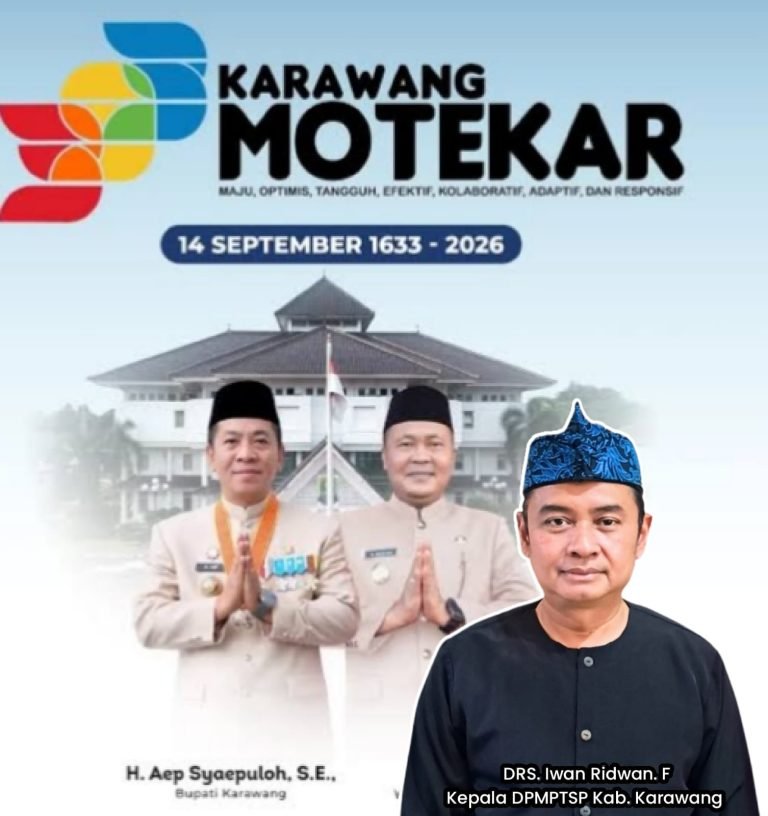 Ucapan Selamat HUT Karawang Ke 393 dari DPMPTSP