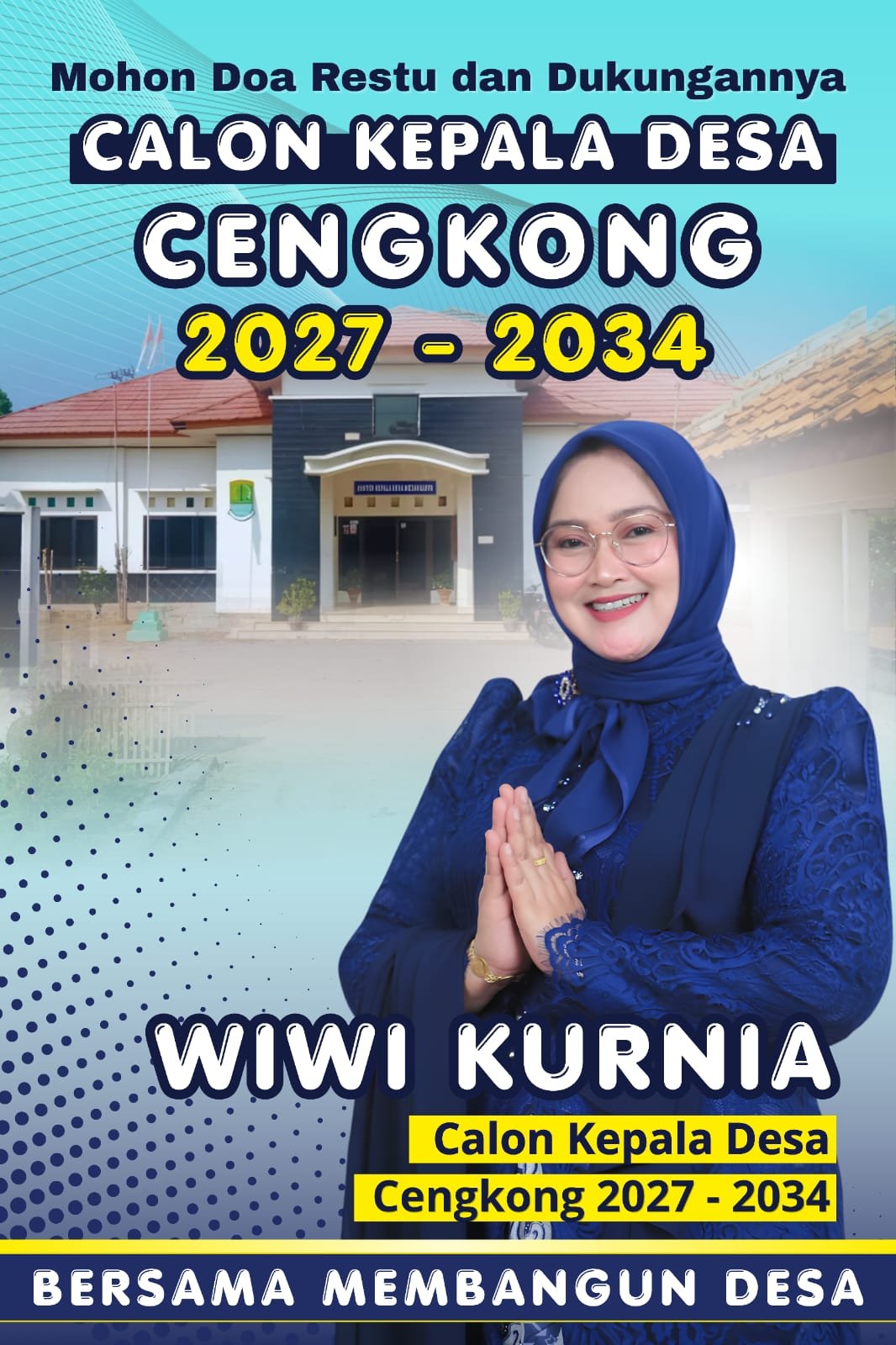 Istri Anggota DPRD Karawang Mulyadi Komisi III, Wiwi Kurnia Maju Pilkades Cengkong Purwasari